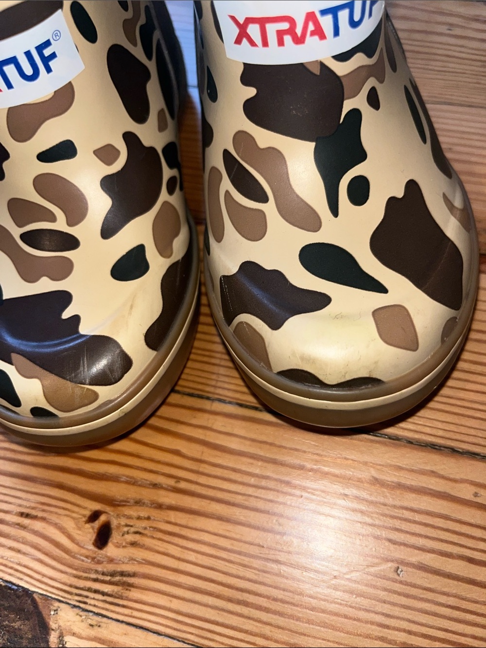 XTRATUF Little Kids' Camo Boots - Brown/Green - Picture 4 of 7